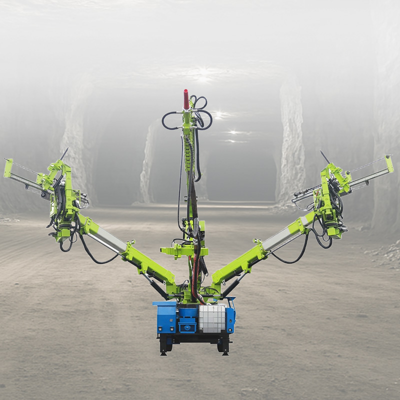 车载  轮式 智能拱锚喷一体化台车 